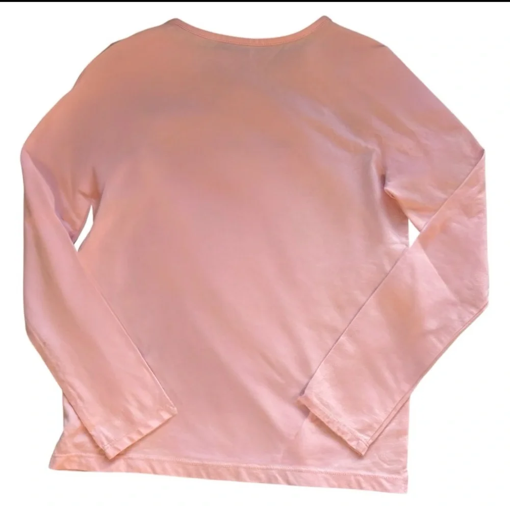 Gymboree Girls Pink Graphic Long Sleeve Top Size 10–12